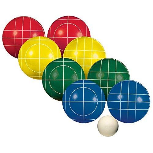 Franklin Sports Bocce Sets - Regulation Bocce Balls and Pallino - Beach and Lawn Bocce Set for Kids and Adults - Advanced, 90mm その他ハンドボール用品