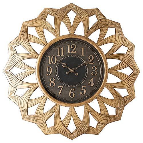 【10％OFF】 Silent, Clock Wall 20-inch Non-Metallic Light-Weight Decorative Large Alsfeld Bay Pacific Non-Ticking, Quar Easy-to-Read, Dial, Aluminum 3-D 掛け時計、壁掛け時計