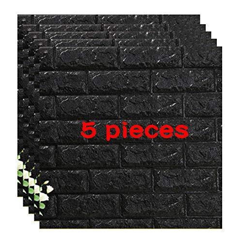 未使用 3d Brick Wallpaper Stereo Self Adhesive Foam Sticker Wallpaper Wall Sticker Waterproof Home Decor Bedroom Living Room Background Wall Black B08ghbf4f3 Coco ストア 通販 Yahoo ショッピング 期間限定開催 Skylanceronline Com
