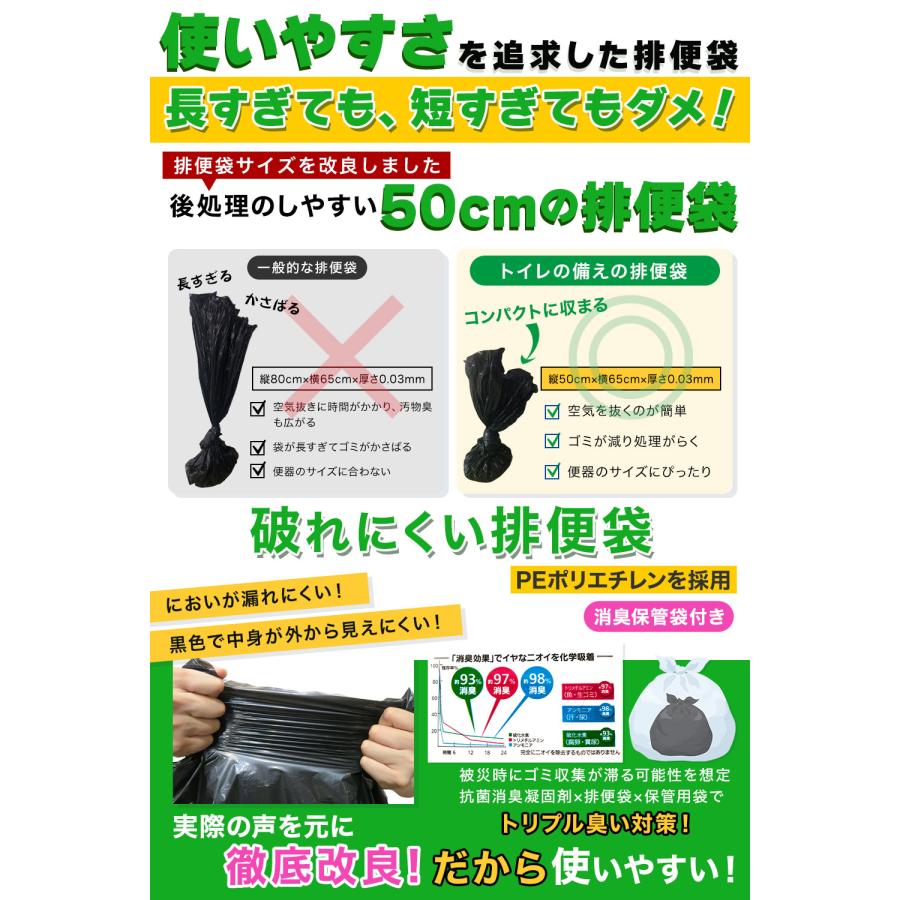 在庫限り 簡易トイレ 携帯トイレ 50回分 15年保存 災害用トイレ 手袋＆便座カバー＆消臭保管袋付 防災グッズ 日本製 凝固剤 トイレの備え SAIMOL |  | 08