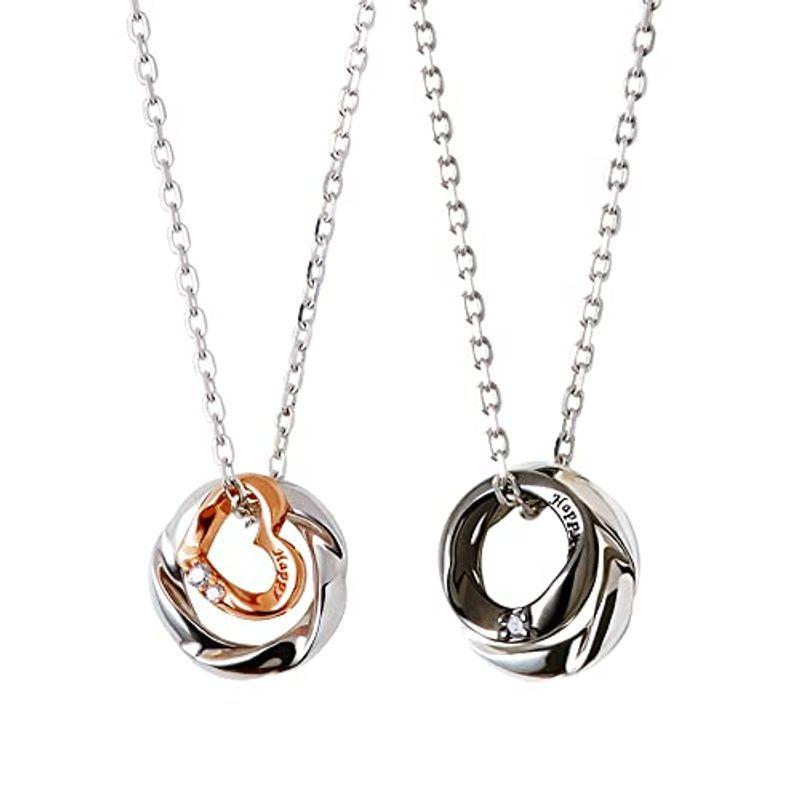 ザ・キッス THE KISS シルバー ペアネックレス 2個セット 男女ペア カップル お揃い メンズ レディース クリスマス 記念日 誕生 キッス THE KISS シルバー ペアネックレス 2個セット 男女ペア カップル お揃い メンズ レディース クリスマス 記念日 誕生