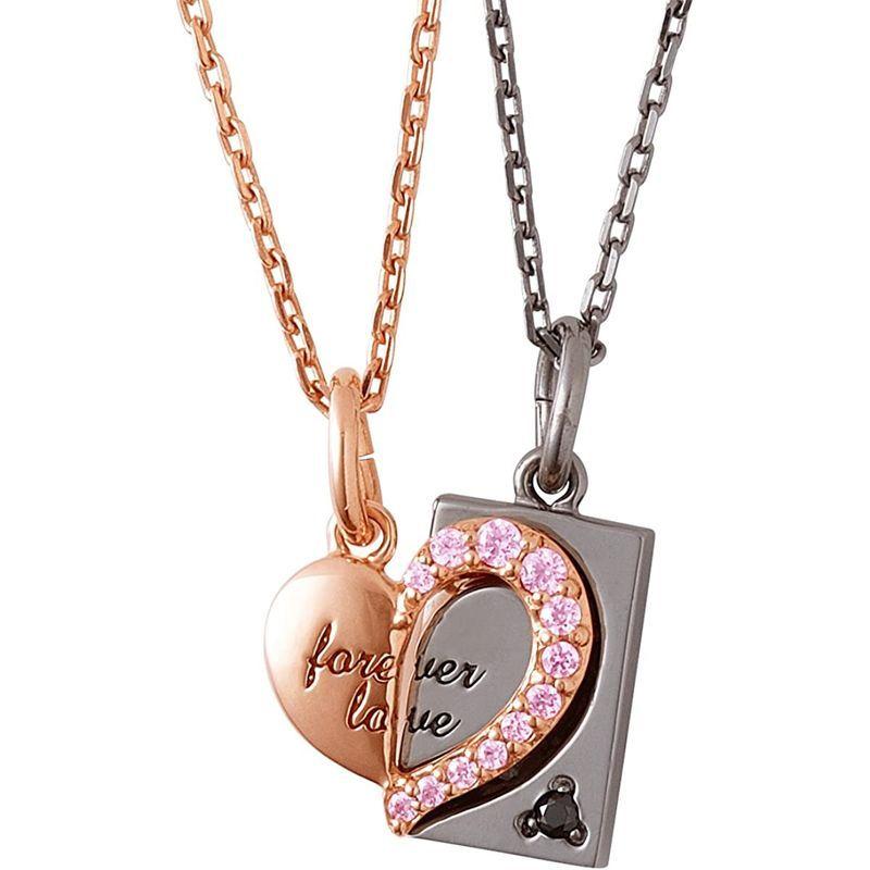 ザ・キッス THE KISS シルバー ペアネックレス 2個セット 男女ペア カップル お揃い メンズ レディース クリスマス 記念日 誕生 キッス THE KISS シルバー ペアネックレス 2個セット 男女ペア カップル お揃い メンズ レディース クリスマス 記念日 誕生