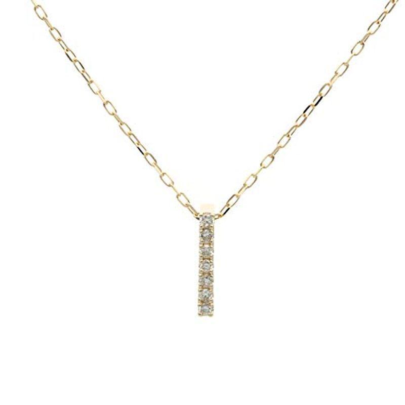 L&Co エルアンドコー K10 イエローゴールド ダイヤモンド ネックレス 66-7627