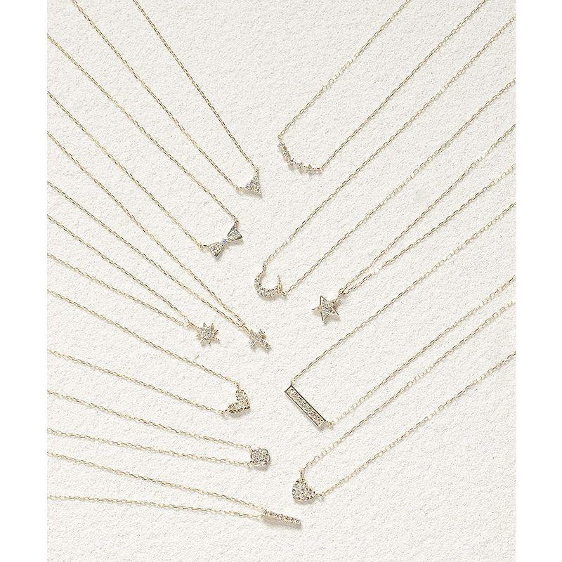 L&Co エルアンドコー K10 イエローゴールド ダイヤモンド ネックレス 66-7627 エルアンドコー K10 イエローゴールド ダイヤモンド ネックレス