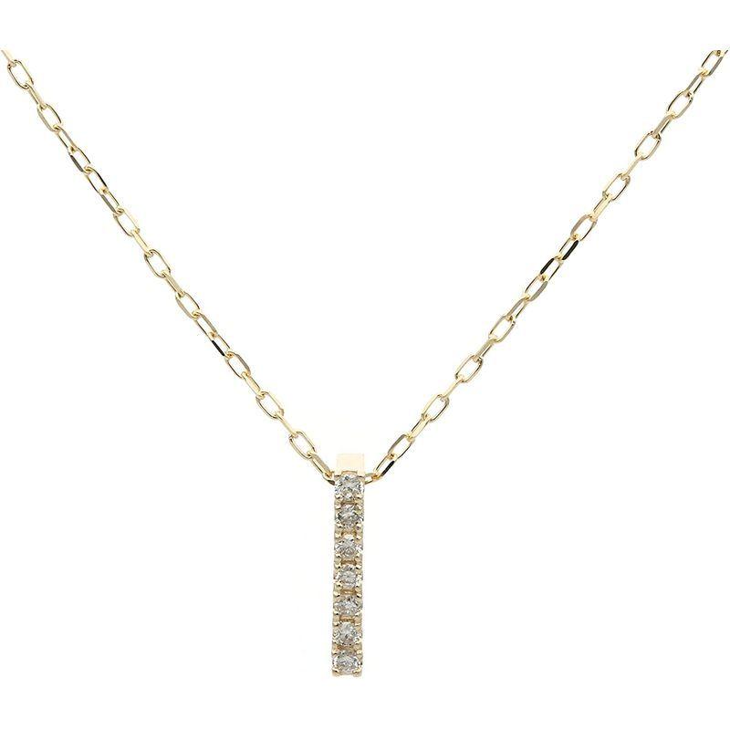 L&Co エルアンドコー K10 イエローゴールド ダイヤモンド ネックレス 66-7627 エルアンドコー K10 イエローゴールド ダイヤモンド ネックレス