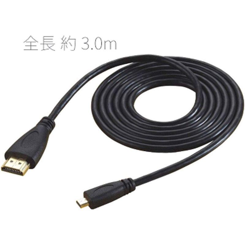 オーディオファン マイクロHDMIケーブル MicroHDMI オス HDMI-A オス HIGH SPEED対応 デジカメ・ビデオカメ AVケーブル 2枚セット東芝 REGZA SD-P710S 2015年8月モデル 7インチ用 液晶保護フィルム 超撥水で水滴を弾くすべすべタッチの抗
