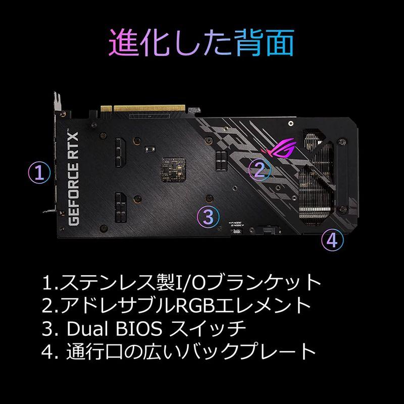 ASUS ROG GeForce RTX 3050 搭載ビデオカード OC edition 8GB GDDR6