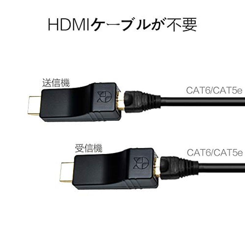 DDMALL HDMIエクステンダー HDMI延長器 フルHD 1080P/HDCP対応 100M