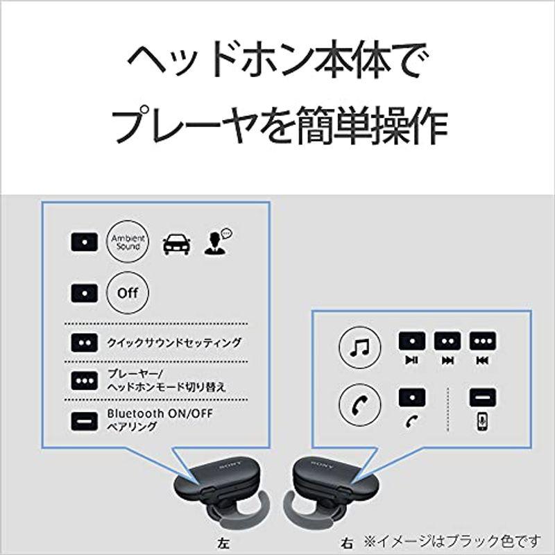 ソニー 完全ワイヤレスイヤホン WF-SP900 : Bluetooth対応 左右分離型 防水仕様 4GBメモリ内蔵 2018年モデル / 完全ワイヤレスイヤホン WF SP900 Bluetooth対応 左右分離型 防水仕様 4GBメモリ内蔵 2018年モデル