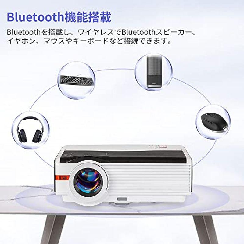 2種類選べる WiFiプロジェクター Bluetooth Android搭載 家庭用
