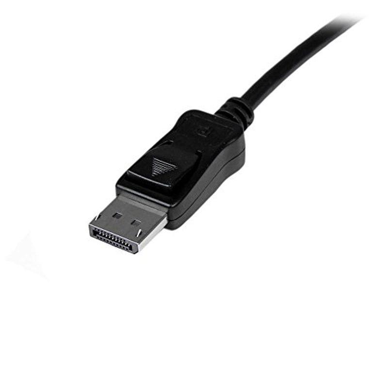 初売り StarTech.com DisplayPort 1.2 ケーブル10m4K30Hzアクティブ延長ラッチ付きDPコネクターオス・オスブラック