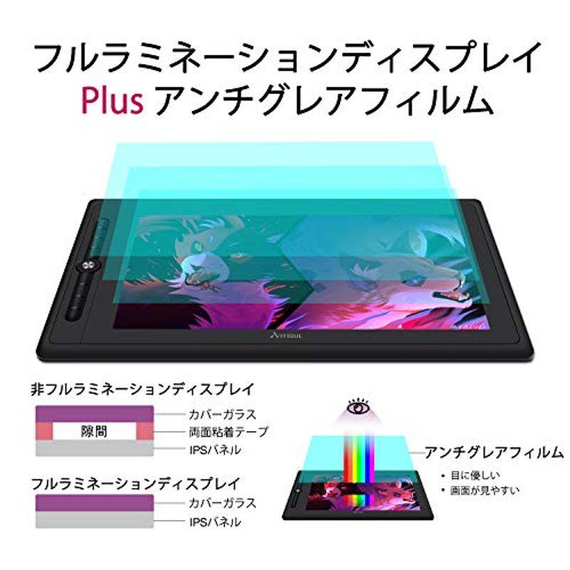 Artisul 液タブ D16Pro 15.6インチ 傾き検出機能 フルラミネーションIPSディスプレイ 充電不要ペン ショートカットキー8 液タブ D16Pro 6インチ 傾き検出機能 フルラミネーションIPSディスプレイ 充電不要ペン ショートカットキー8