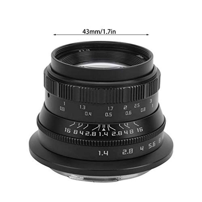 VEGBY1 35mm F1.4 RFマウントフルフレーム広角カメラレンズ-固定焦点手動レンズ-風景、ポートレート、食品、ドキュメンタリー用 35mm F1 RFマウントフルフレーム広角カメラレンズ 固定焦点手動レンズ 風景 ポートレート 食品 ドキュメンタリー用