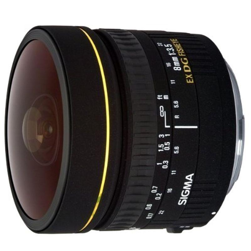 激安本物SIGMA 単焦点魚眼レンズ 8mm FISHEYE シグマ用 48540 円周魚眼