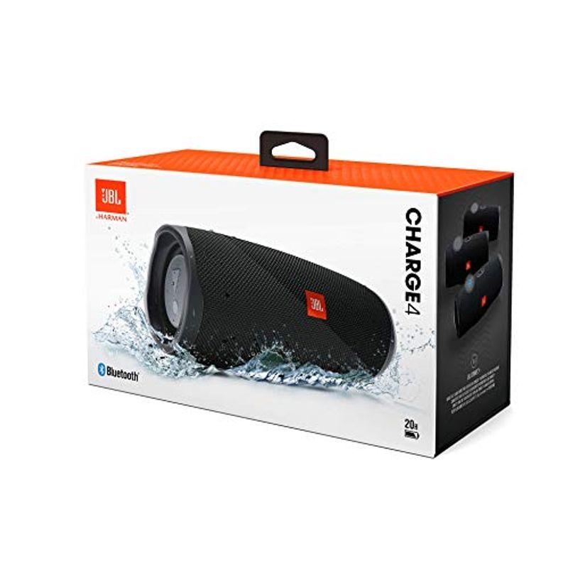 JBL CHARGE4 Bluetoothスピーカー IPX7防水/USB Type-C充電/パッシブラジエーター搭載 ブラック JBLCH CHARGE4 Bluetoothスピーカー IPX7防水/USB Type C充電/パッシブラジエーター搭載 ブラック JBLCH