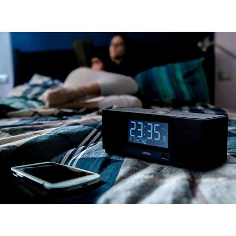 セイコー クロック 目覚まし時計 マルチサウンドクロック スピーカー ラジオ聴取 アラーム デジタル Bluetooth 黒 SS501K クロック 目覚まし時計 マルチサウンドクロック スピーカー ラジオ聴取 アラーム デジタル Bluetooth SS501K