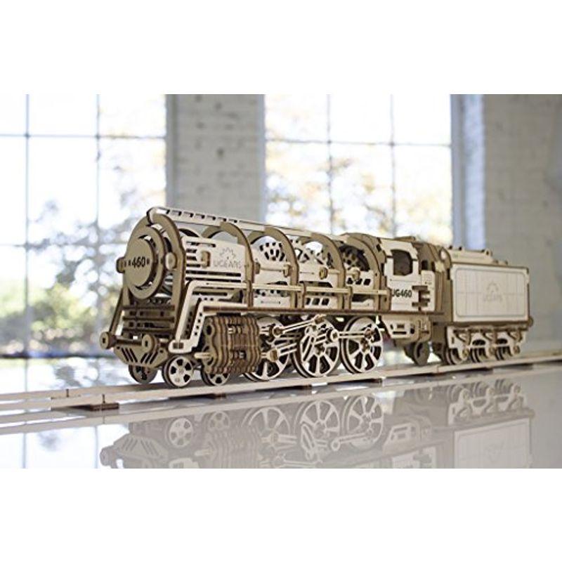 Ugears ユーギアス 460蒸気機関車 木製 ブロック おもちゃ 70012 木製 パズル 乗り物 接着剤不要 立体 機関車 電車 模型 木製 ユーギアス 460蒸気機関車 ブロック おもちゃ パズル 乗り物 接着剤不要 立体 機関車 電車 模型