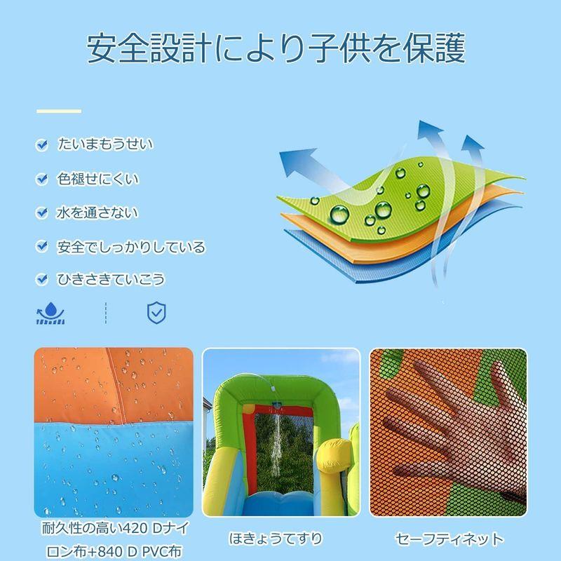 本日価格！！ FBSPORTエアトランポリン エアートランポリンエアー遊具大型遊具 室内 折りたたみ 部屋遊び 室内遊具 バウンサー 子供 エア 送風機 【MY7505658710】(26320円)