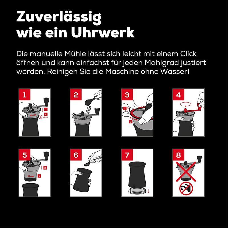 プジョー コーヒーミル 手挽き 粗さ調節 43段階 クロノス PEUGEOT 35853 コーヒーミル 手挽き 粗さ調節 43段階 クロノス PEUGEOT