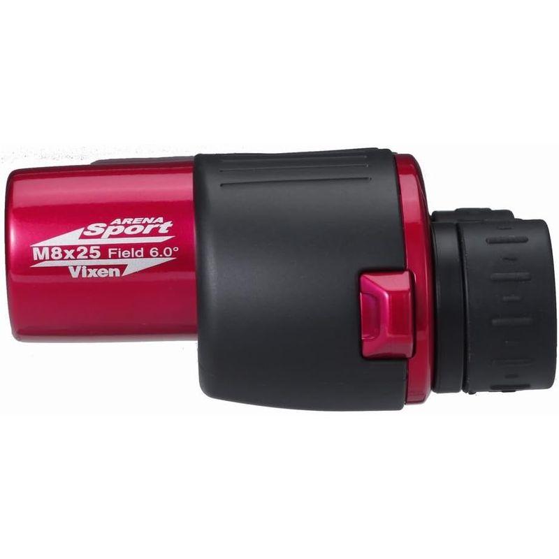 Vixen 双眼鏡 アリーナスポーツM8×25 レッド 13541-7 双眼鏡 アリーナスポーツM8×25 レッド