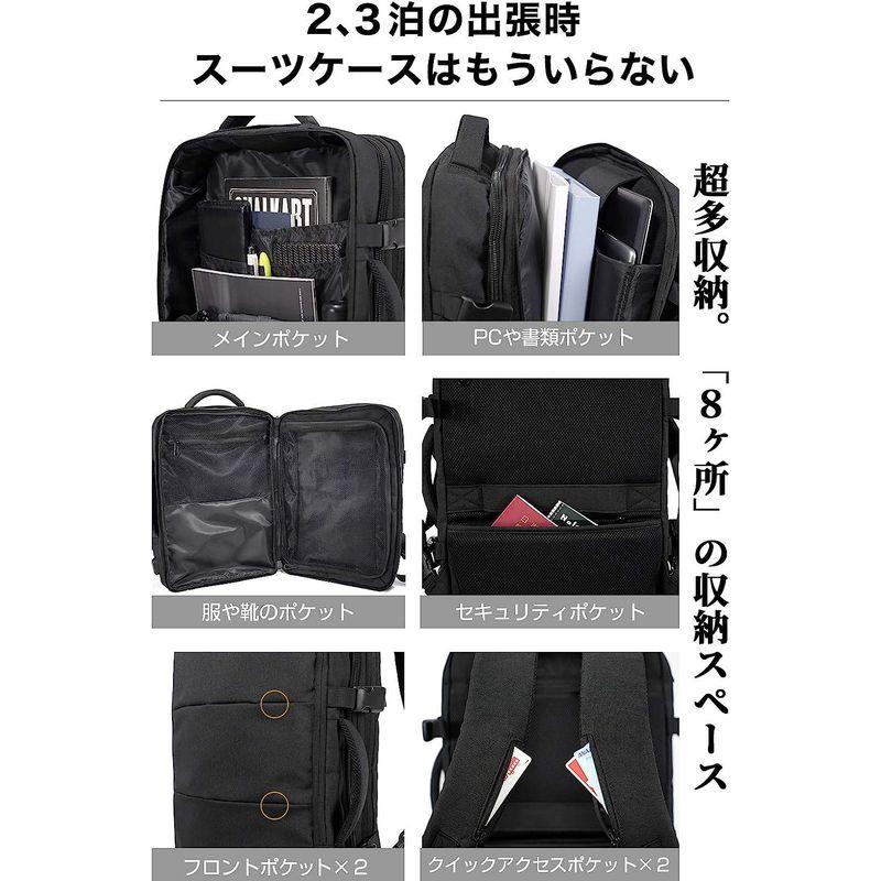 Evoon マルチビジネスリュック ビジネスリュック バックパック リュックサック 大容量 旅行バック 防水 ビジネス 多機能 撥水加工 U マルチビジネスリュック ビジネスリュック バックパック リュックサック 大容量 旅行バック 防水 ビジネス 多機能 撥水加工