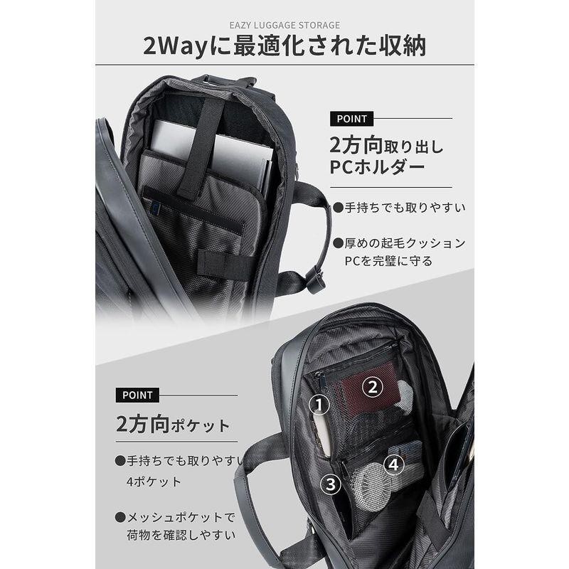 zepirion 拡張できる 2Way ビジネスリュック メンズ リュック バックパック リュックサック マチ拡張 大容量 旅行バック YK 拡張できる 2Way ビジネスリュック メンズ リュック バックパック リュックサック マチ拡張 大容量 旅行バック YK