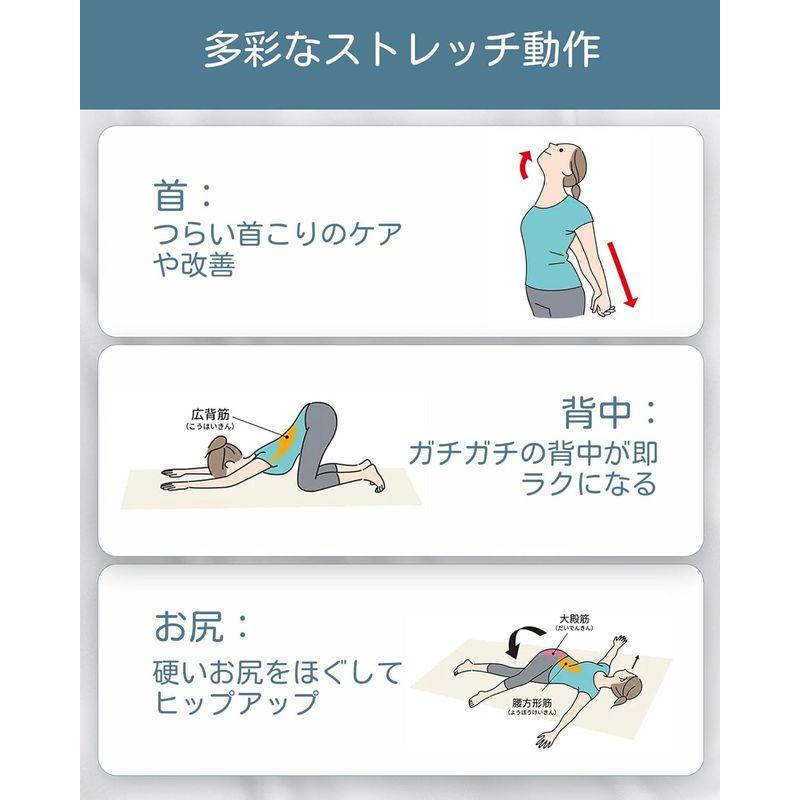 Cozwish エアストレッチマット リラクゼーションシート 全身エステ 全身リフレッシュ 首/背中/腰/お尻用 16エアーバッグ搭載 折り エアストレッチマット リラクゼーションシート 全身エステ 全身リフレッシュ 首/背中/腰/お尻用 16エアーバッグ搭載 折り