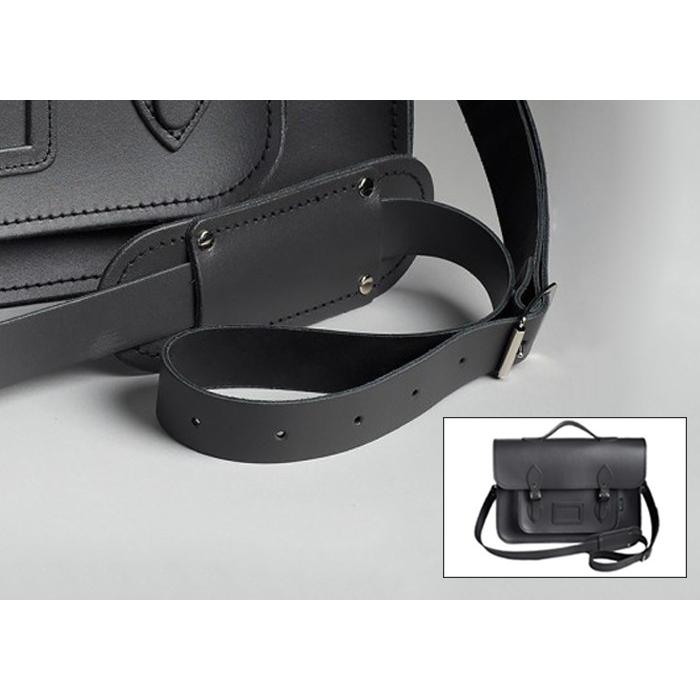 Zatchels ザッチェルズ 3way サッチェルバッグ 英国製 (17.5インチ/バックストラップ/ショルダー/ハンドル/スライダー/マグネットベルト付)カラー：グレー |  | 03