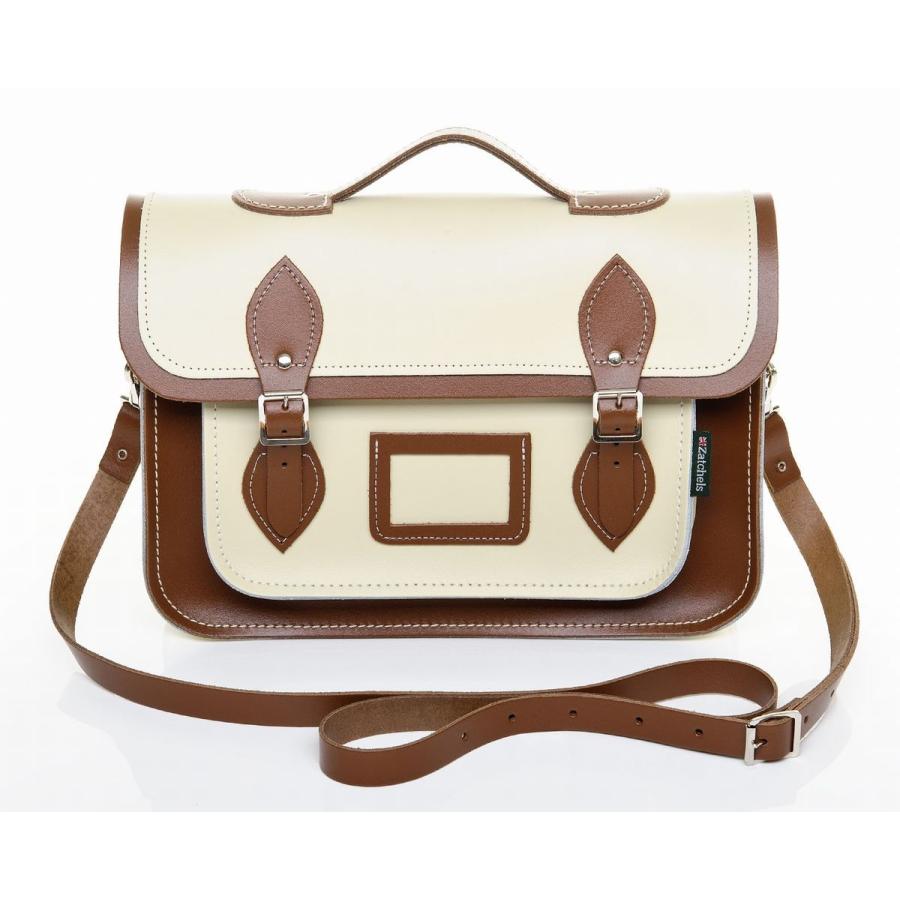 Zatchels 3way サッチェルバッグ 英国製 (17.5インチ/バックストラップ/ショルダー/ハンドル付) | 
