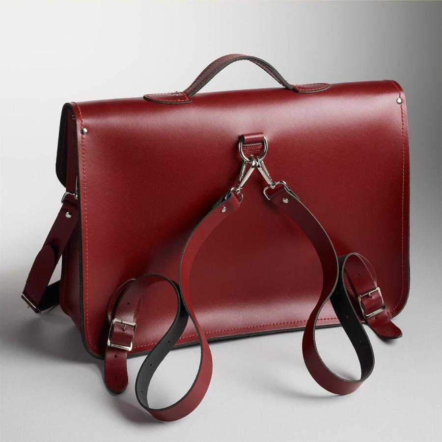 Zatchels 3way サッチェルバッグ 英国製 (17.5インチ/バックストラップ/ショルダー/ハンドル付) |  | 02