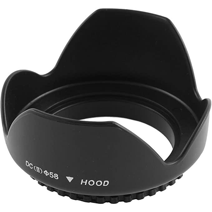 2個 レンズフード 汎用 49mm 52mm 55mm 58mm 62mm 67mm 72mm 77mm 82mm