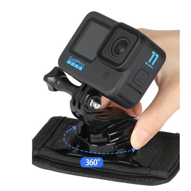 GoPro バックパックマウント 360度回転 横撮り 縦撮り 対応 リュック固定 ショルダーストラップマウント アクションカメラアクセサリー GoPro HERO DJI Osmo Act |  | 06