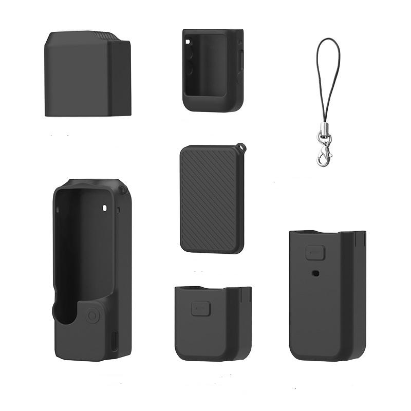 7点セット DJI Osmo Pocket 3 シリコンケース レンズカバー 液晶保護