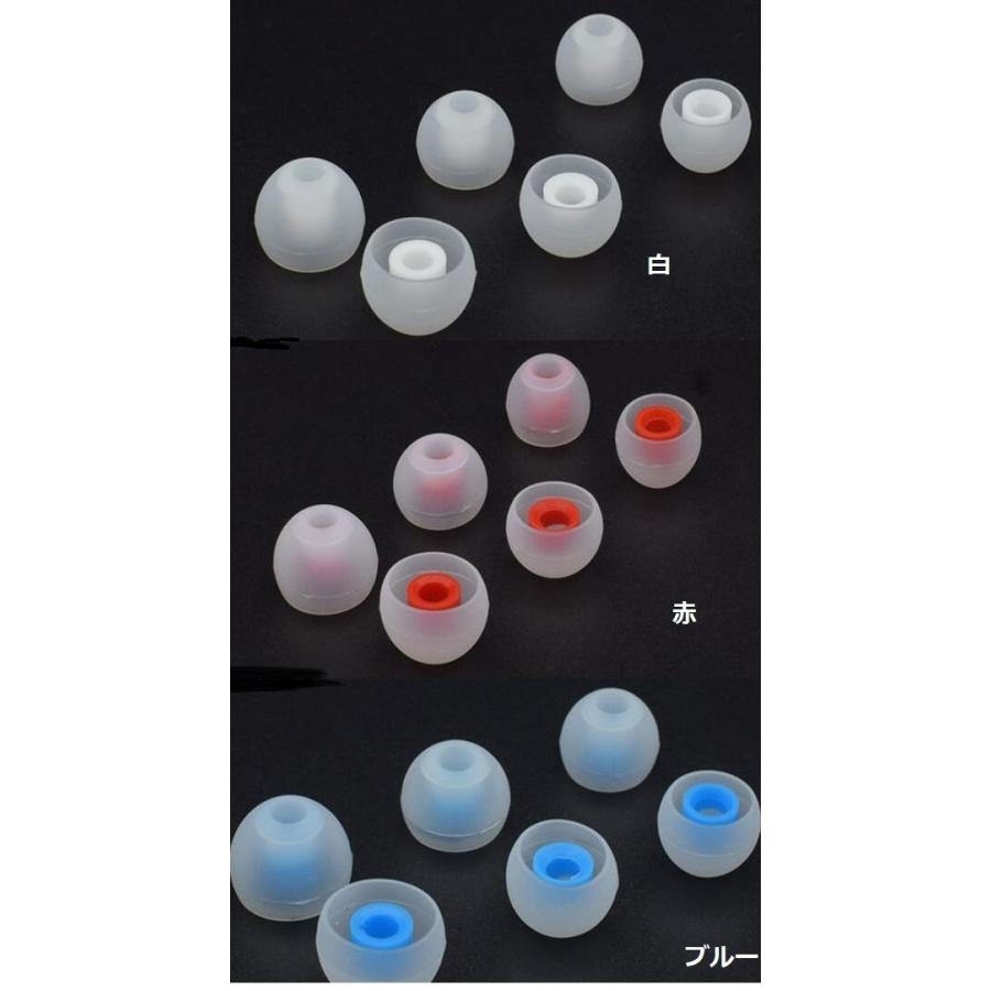 12個入り イヤーピース シリコン 4色あり イヤホンパッド イヤホンキャップ  各色あり イヤチップ イヤホン交換用 ワイヤレスイヤホン イヤホン ゴム |  | 02