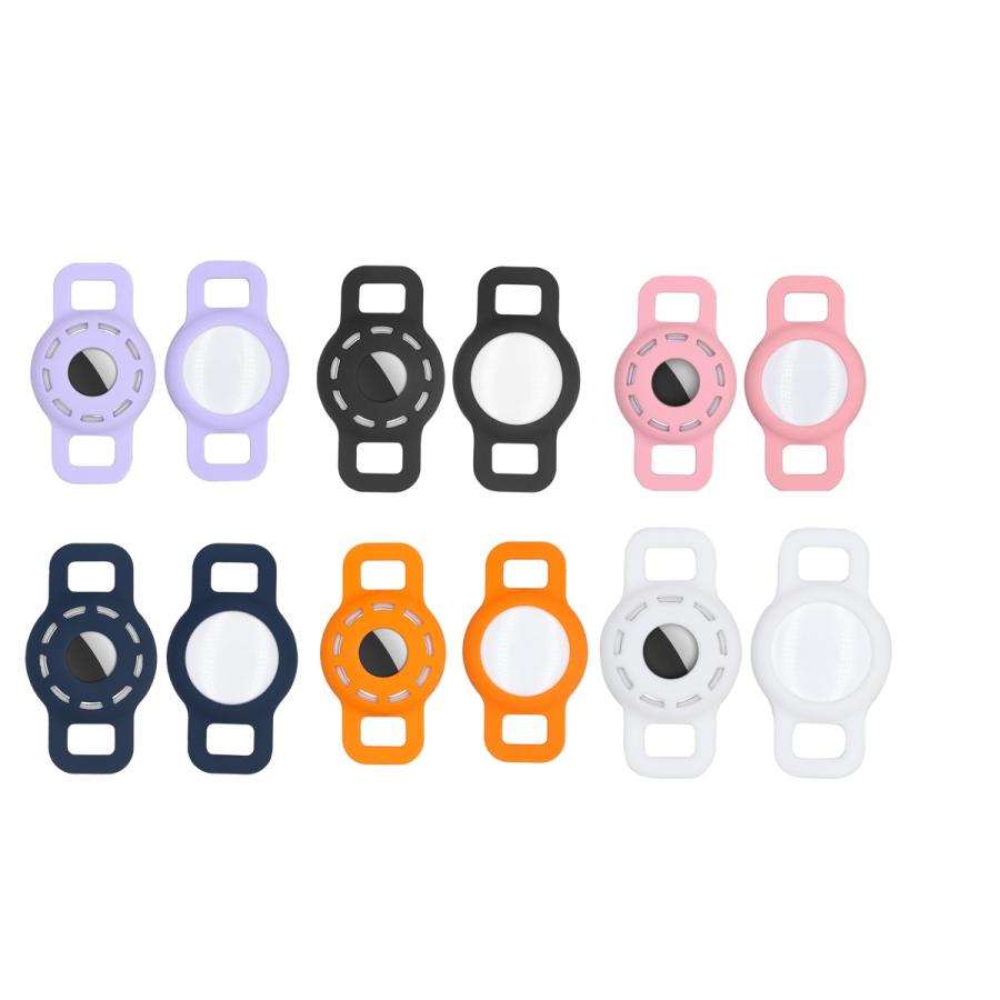 AirTag  ペット 犬 猫 首輪 シリコン ケース  AirTag 保護ケース ストラップ エアタグ アタグ Apple Airtags シリコンバンパー 犬用 猫用 紛失防止 キズ防止 軽 | 
