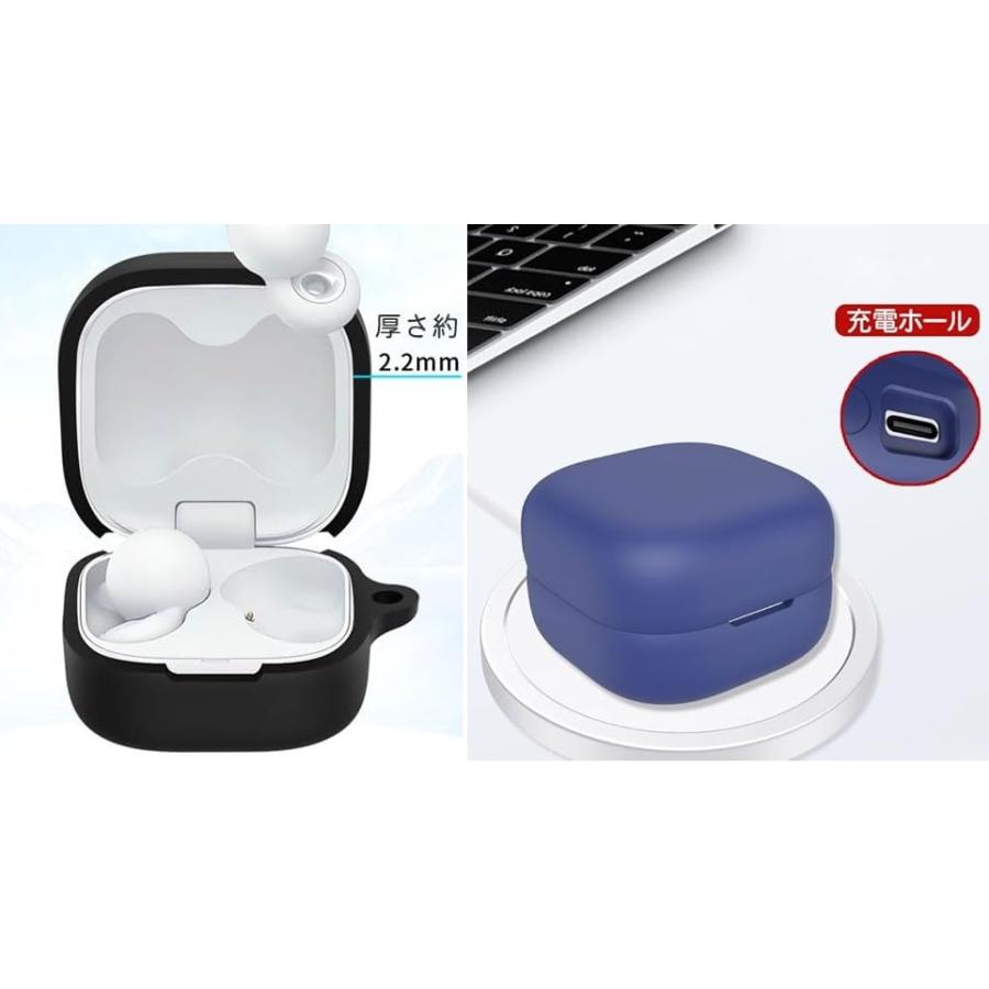 SONY WF-LS910N ワイヤレスイヤホン カバーセット LinkBuds Fit WF-LS910N ケース Open WF-L910 ソニー カラビナ付き