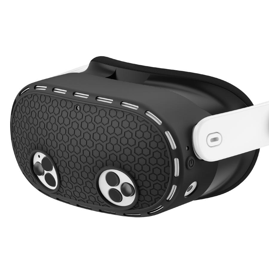Meta Quest 3S / Quest 3 用 シリコンヘルメット保護カバー VRアクセサリー 耐衝撃 耐スクラッチ 防塵 防汗 洗える 快適装着 軽量デザイン フィット感抜群 |  | 05