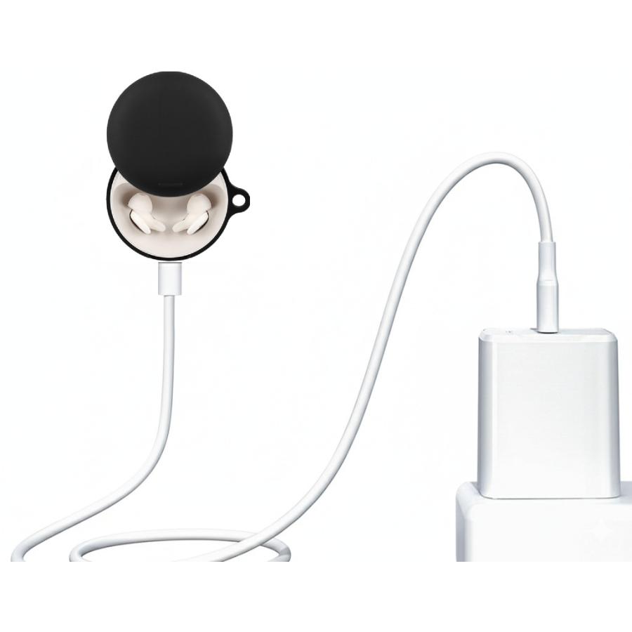 Anker Soundcore Sleep A30 ケース シリコン カバー ブラック 耐衝撃