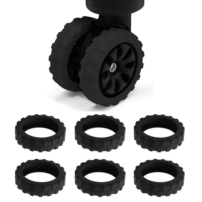 8個 スーツケース キャスターカバー キャリーケース 車輪カバー キャリーカバー ワイヤ タイヤカバー ホイールカバー キャリーバッグホイールカバー キャリーケ | 