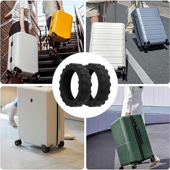 8個 スーツケース キャスターカバー キャリーケース 車輪カバー キャリーカバー ワイヤ タイヤカバー ホイールカバー キャリーバッグホイールカバー キャリーケ |  | 01
