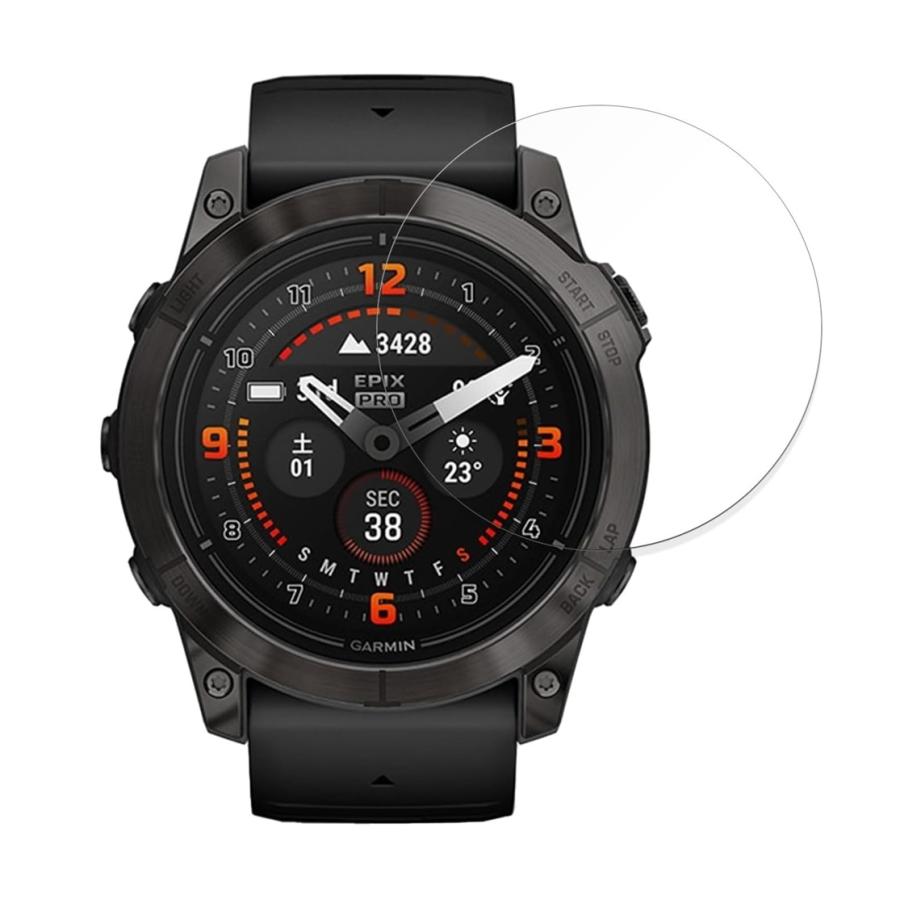 GARMIN(ガーミン) epix Pro Gen2 51mm 47mm 42mm ガラスフィルム フィルム 液晶保護フィルム 強化ガラス SmartWatch スマートウォッチ 保護シート | 