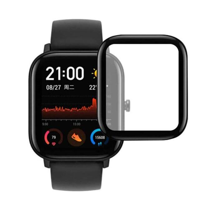 Amazfit GTS4 フィルム 保護フィルム 3D曲面カバー スマートウォッチ 