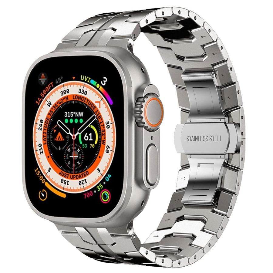 MING ミン 20mm ステンレス ベルト 20mm/22mm対応】ステンレス製