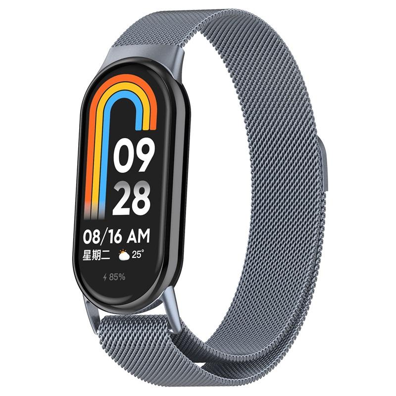 Xiaomi シャオミ Smart Band 8 / Band 9 / Band 10 対応 ステンレスベルト マグネット式 ウォッチベルト 交換バンド mi band8 band9 band10 ハンドベルト 磁気ク |  | 08