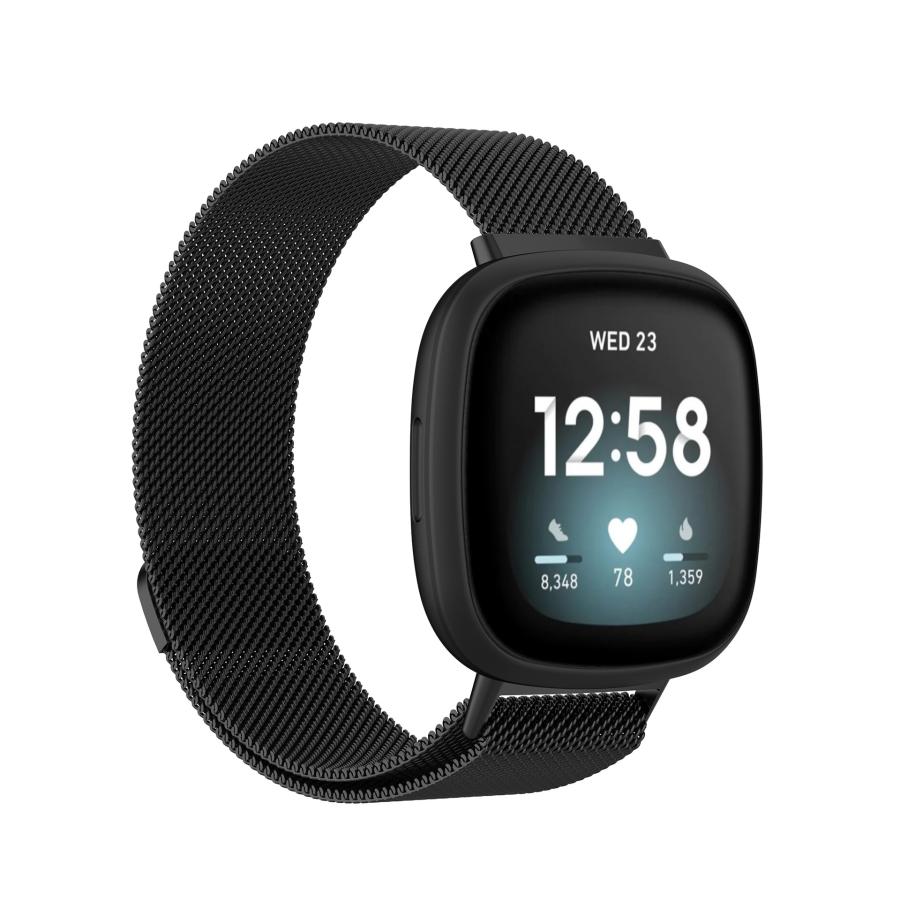 Fitbit Versa 4 / 3 バンド 金属 ステンレス [交換ベルト]  versa3 versa4 対応 替えベルト スマートウォッチ ウェアラブル バンド おしゃれ (フィットビット ヴ |  | 03
