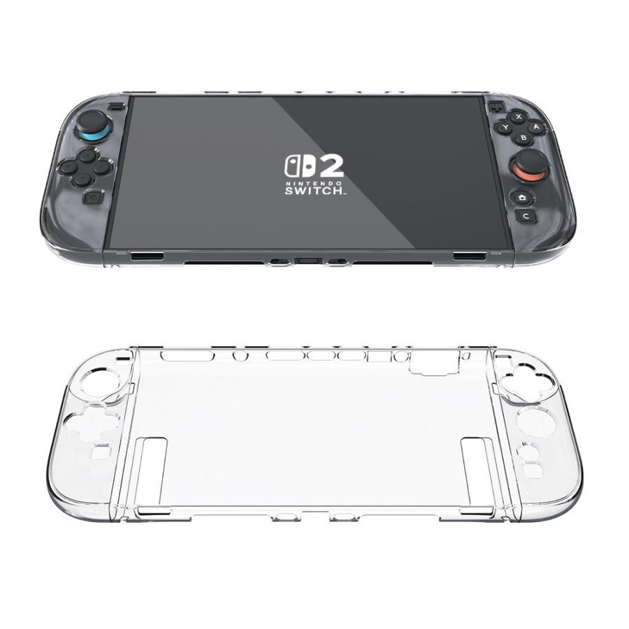 Switch 2専用クリア保護ケース 分離式PCハードカバー ジョイコン保護カバーセット 分体式 保護ケース PCクリスタル透明 ハードカバー NS2本体用Nintendo Switch2 |  | 02