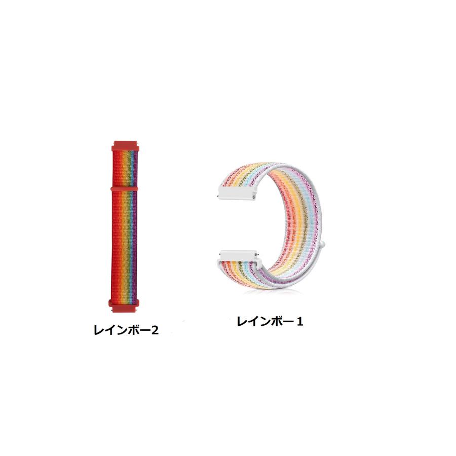 スマートウォッチ バンド 20mm 22mm ベルトマジックテープ 時計バンド ループナイロンバンド コンパチブル バンド交換 ウォッチベルト 腕時計ベルト ウェアラブ |  | 10