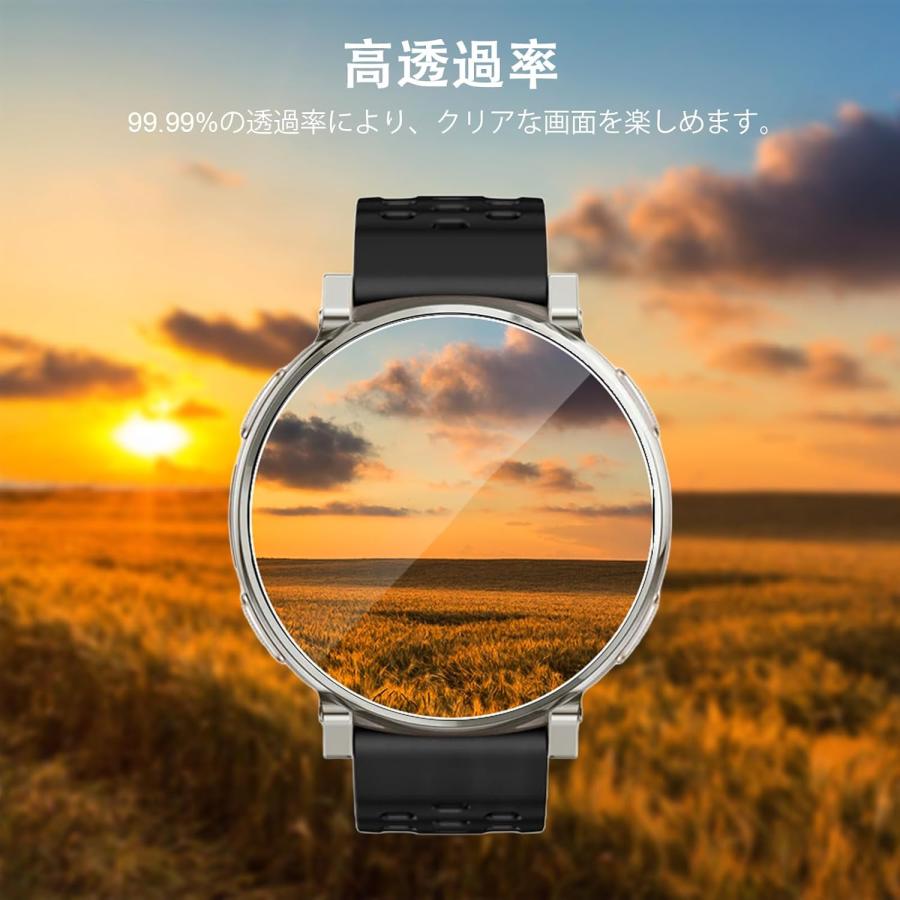 2枚 Amazfit Active 3 Premium フィルム PET複合材 保護フィルム アマズフィット アクティブ3 プレミアム 液晶保護フィルム 高透過率 高感度タッチ 気泡ゼロ 自 |  | 02