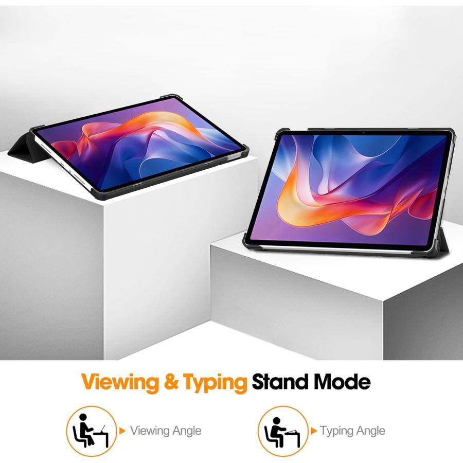 Xiaomi Redmi Pad 2 ケース 手帳型 全面保護 レッドミー パッド2 pad2 タブレットケース PUレザー 三つ折りカバー マグネット開閉式 スタンド機能 衝撃吸収 保護 |  | 05