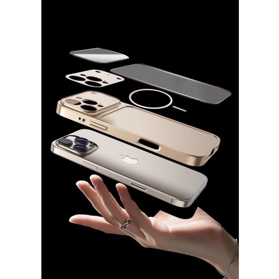 iPhone 15 Pro Max ケース 17Pro Max風 新品 iPhone14/15/16 Pro Max・16 Pro・17 対応 Pro風ケース 装着するだけで